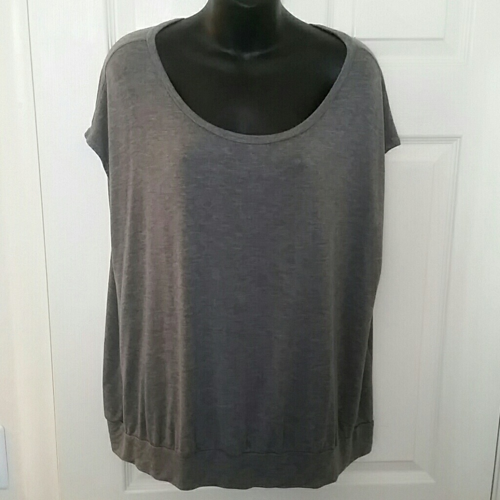 Plus size open back casual too